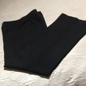 Black wide leg dress trouser.